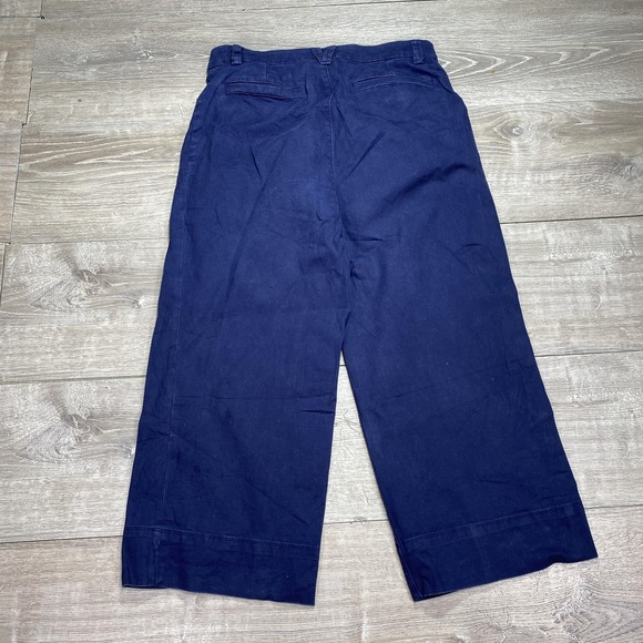 Duluth Trading Pants Womens 10 Wide Leg Cropped Stretch Workwear‎ Casual Durable - Picture 5 of 10